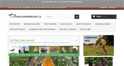 Desktop Screenshot of pomahamprirode.cz