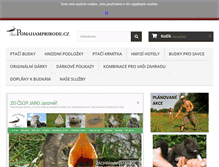 Tablet Screenshot of pomahamprirode.cz